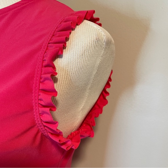 Tiana B.  Ruffle sleeveless dress fuchsia Small - Picture 4 of 6